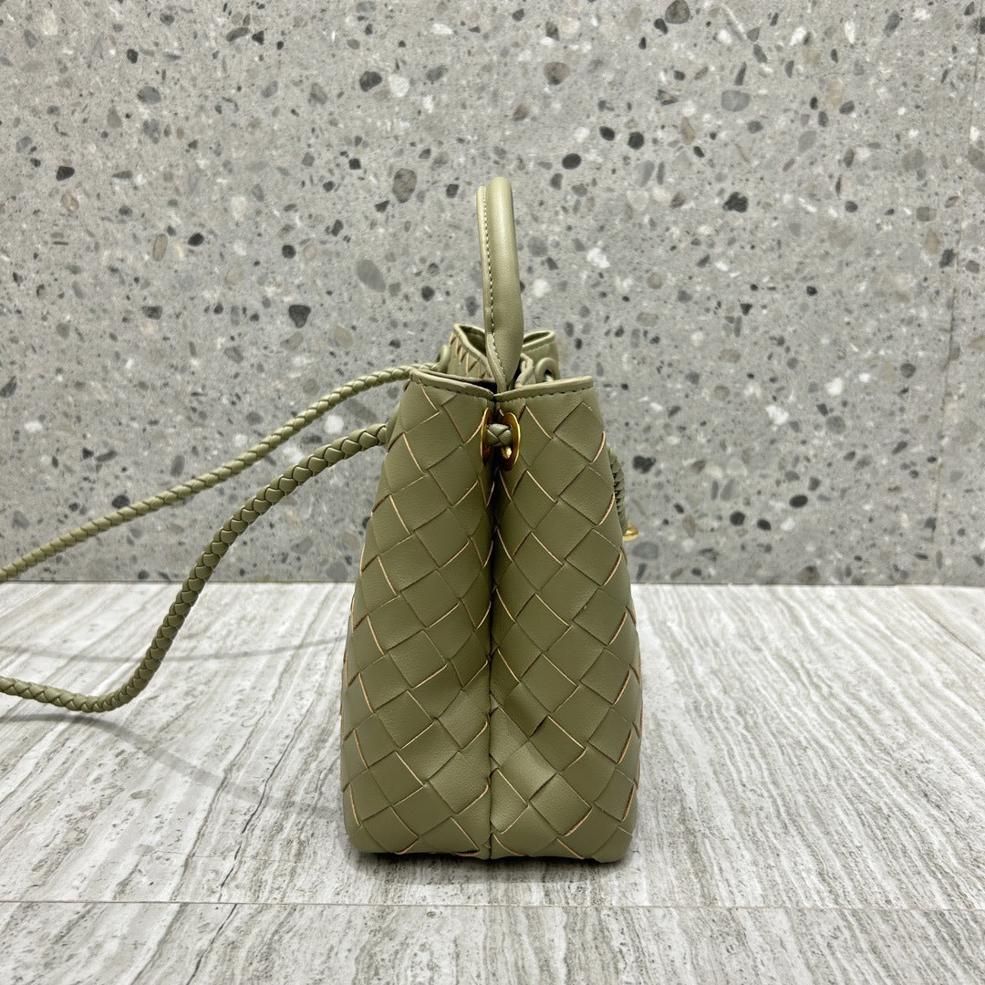 Intrecciato Weave Leather Bag