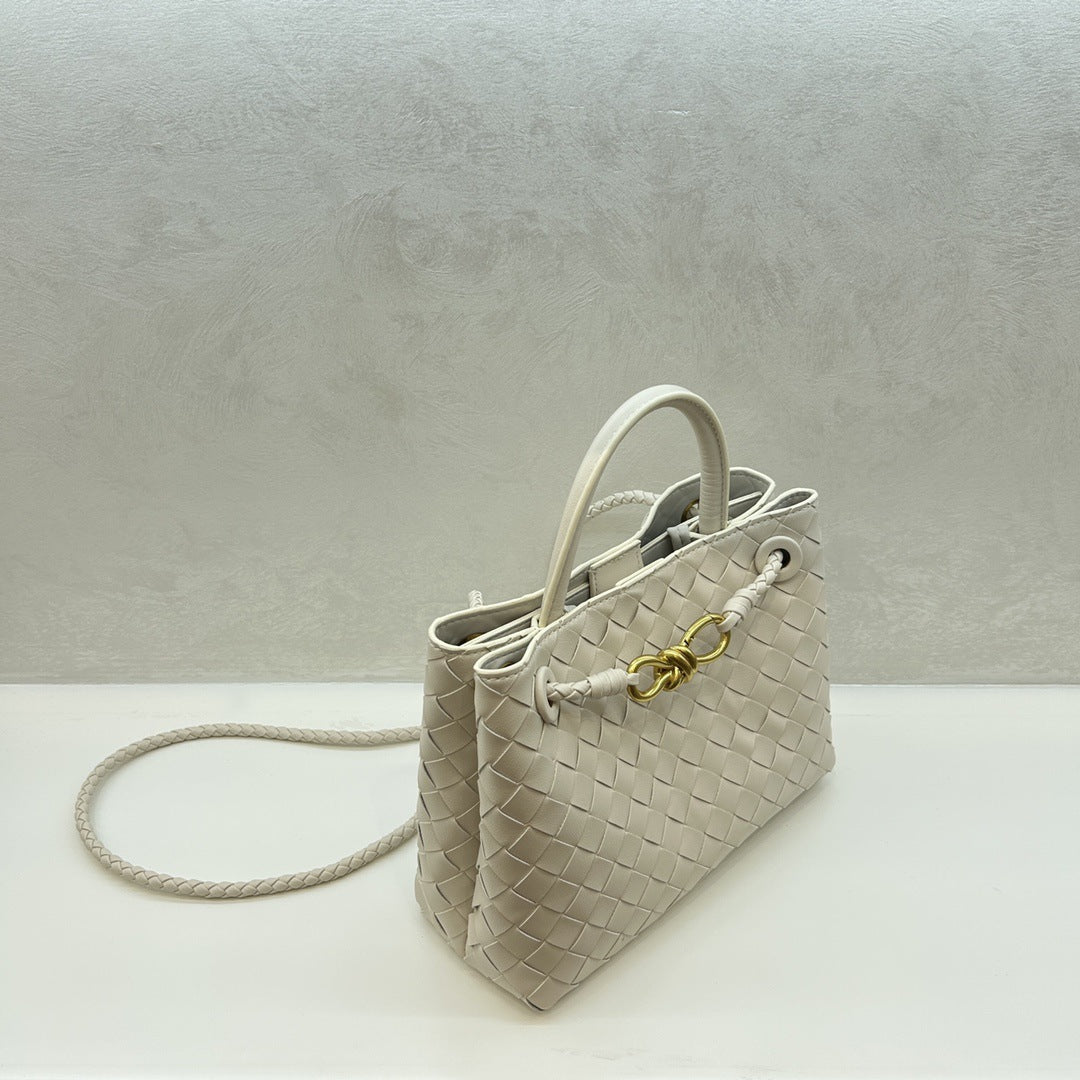 Intrecciato Weave Leather Bag