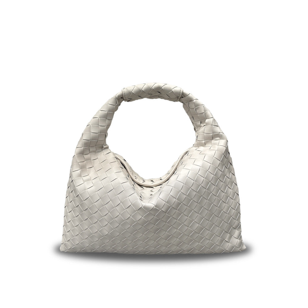 Intrecciato Weave Hobo Bag