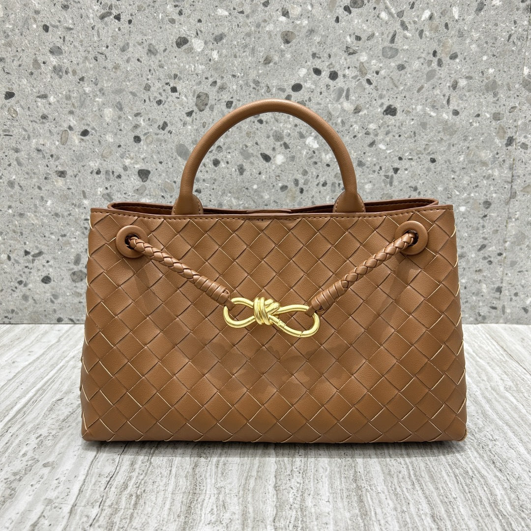 Intrecciato Weave Leather Bag