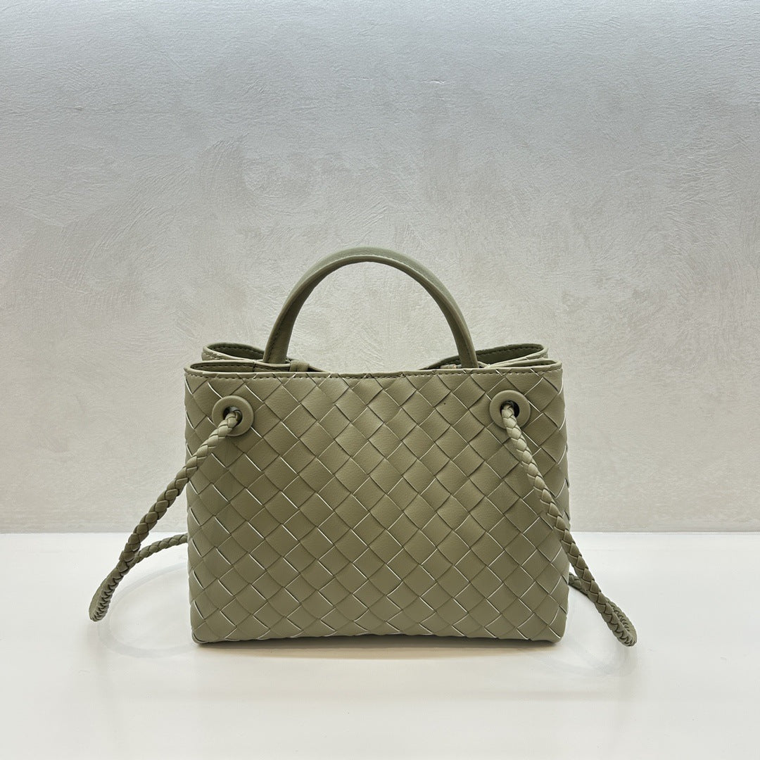 Intrecciato Weave Leather Bag