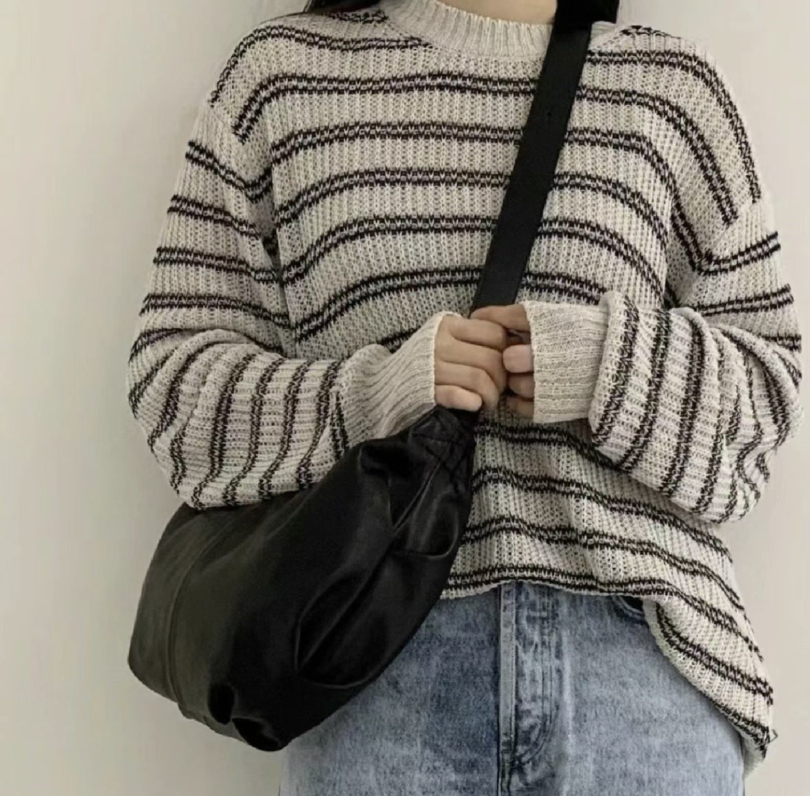 Leather Hobo Bag