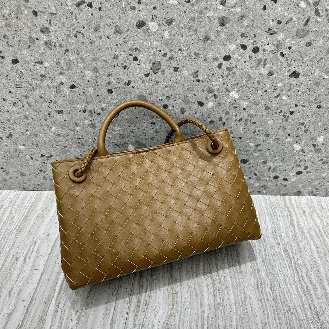 Intrecciato Weave Leather Bag