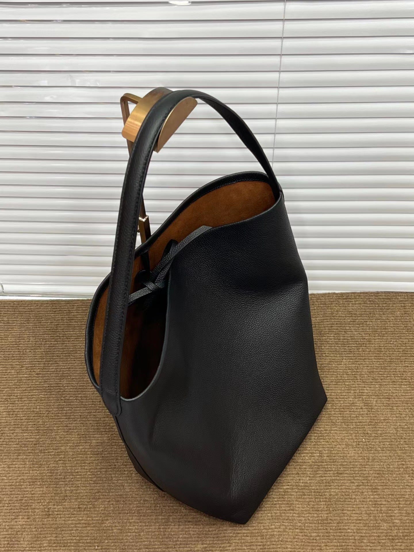 Leather Bucket Bag