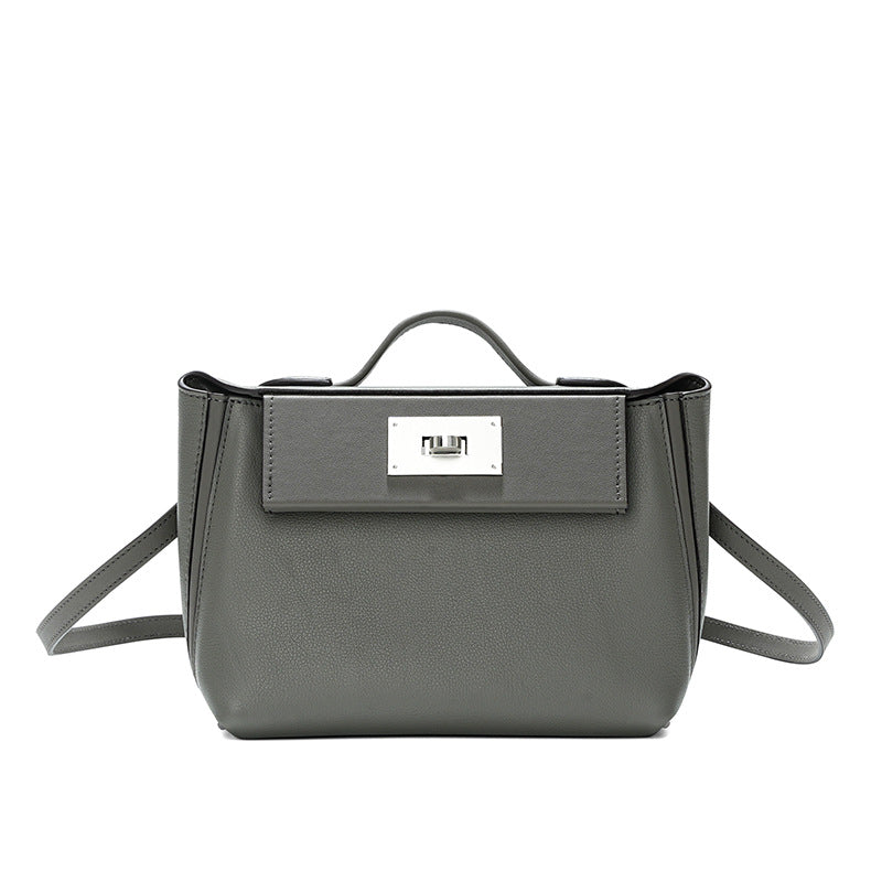 Leather Top Handle Bag