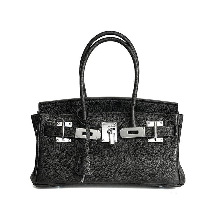 Leather Top Handle Bag