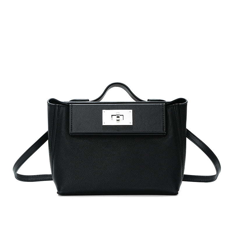 Leather Top Handle Bag