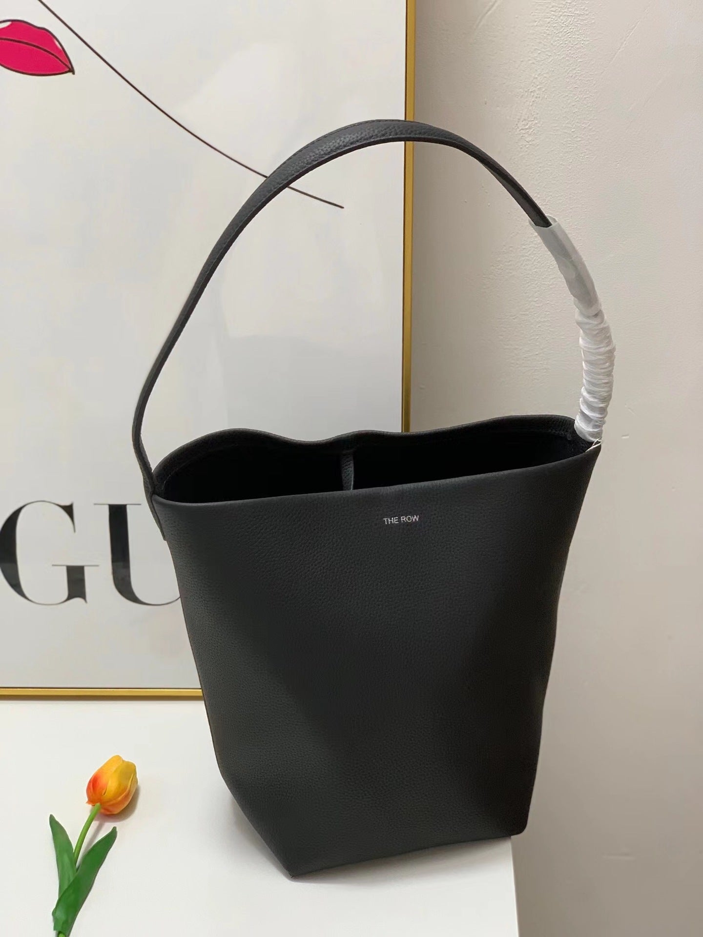 Leather Bucket Bag