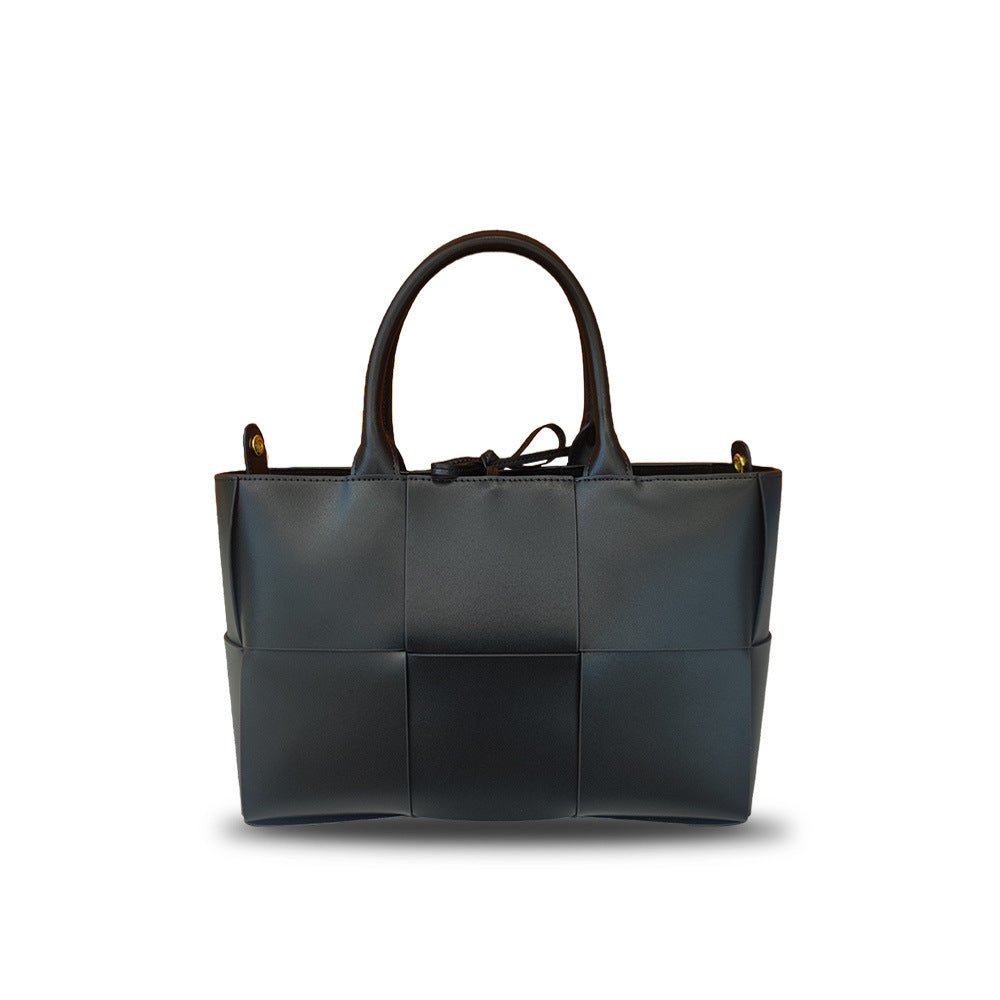 Intrecciato Weave Leather Tote Bag