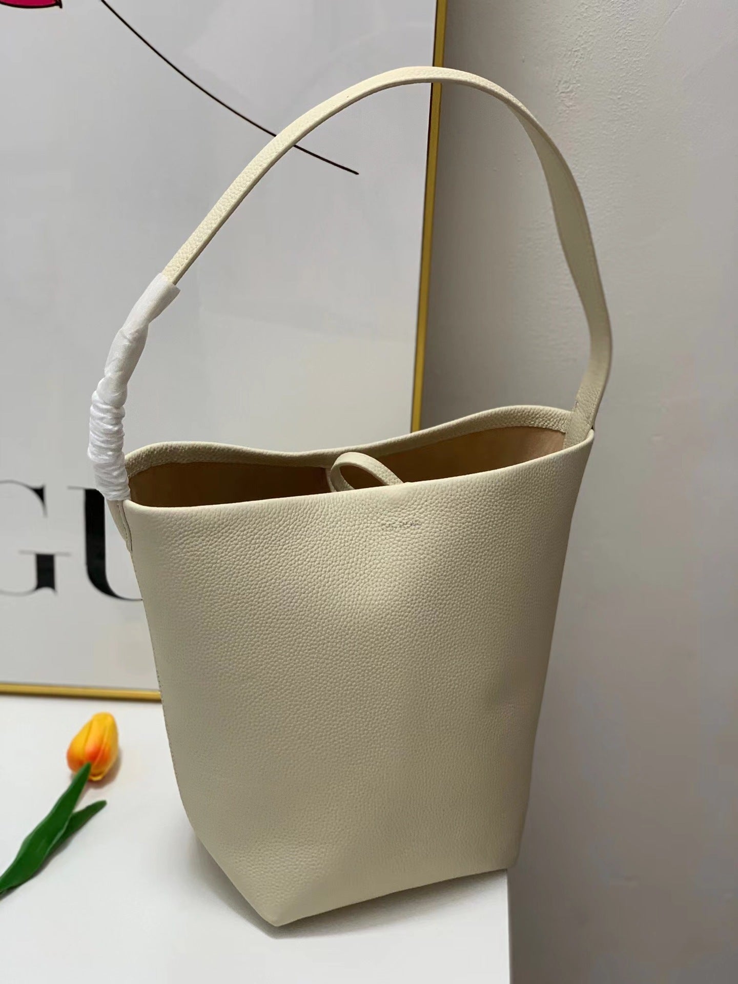 Leather Bucket Bag