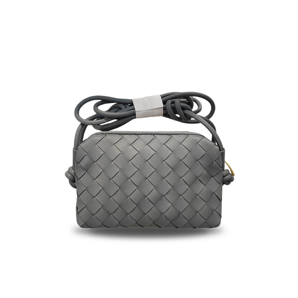 Intrecciato Weave Crossbody Bag