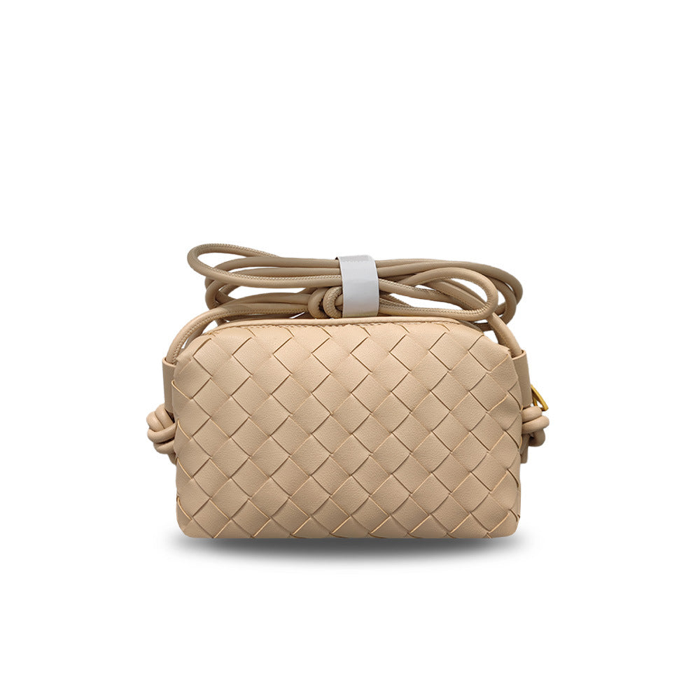 Intrecciato Weave Crossbody Bag