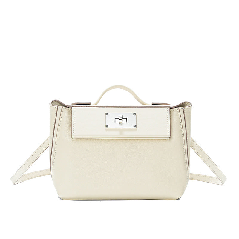 Leather Top Handle Bag