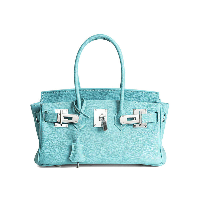 Leather Top Handle Bag