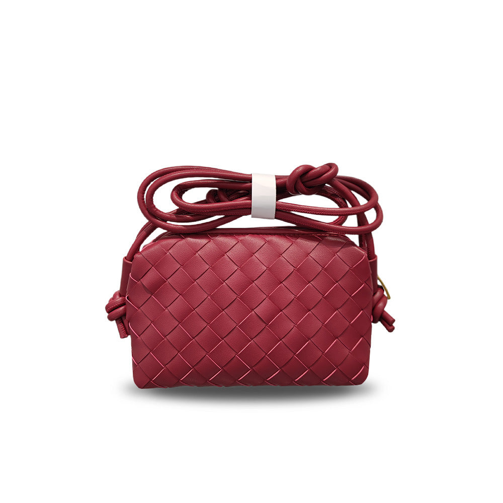 Intrecciato Weave Crossbody Bag