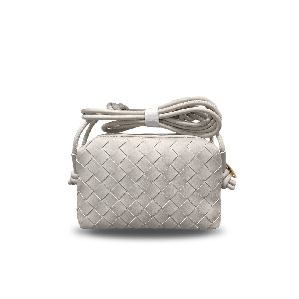 Intrecciato Weave Crossbody Bag